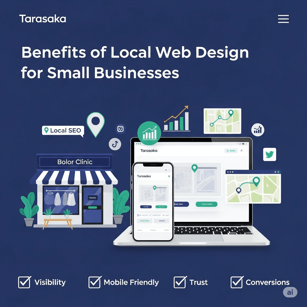 The Power of Local Web Design for Small Businesses in 2025 1 Benefits of Local Web Design for Small Businesses - Tarasaka