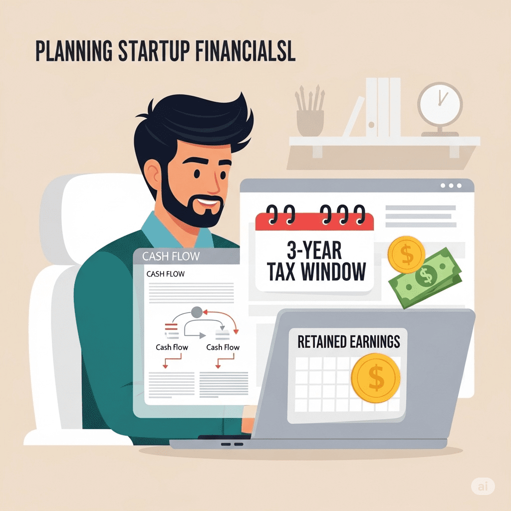 Zero-Tax for Startups: 7 Ways India’s 3-Year Income-Tax Holiday Supercharges Early-Stage Growth 1 startup founder planning income tax holiday strategy in India