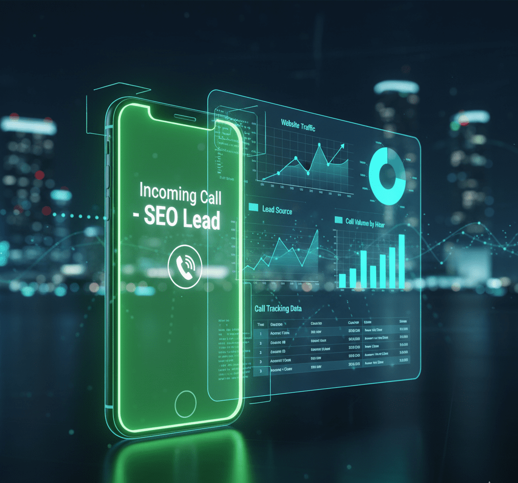 Intake call tracking for law firm SEO Miami.