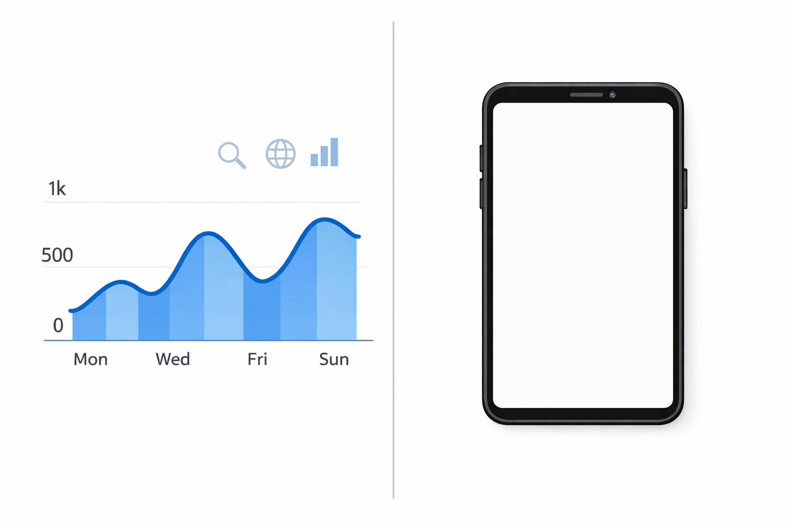 Roofing website traffic without lead conversions illustration