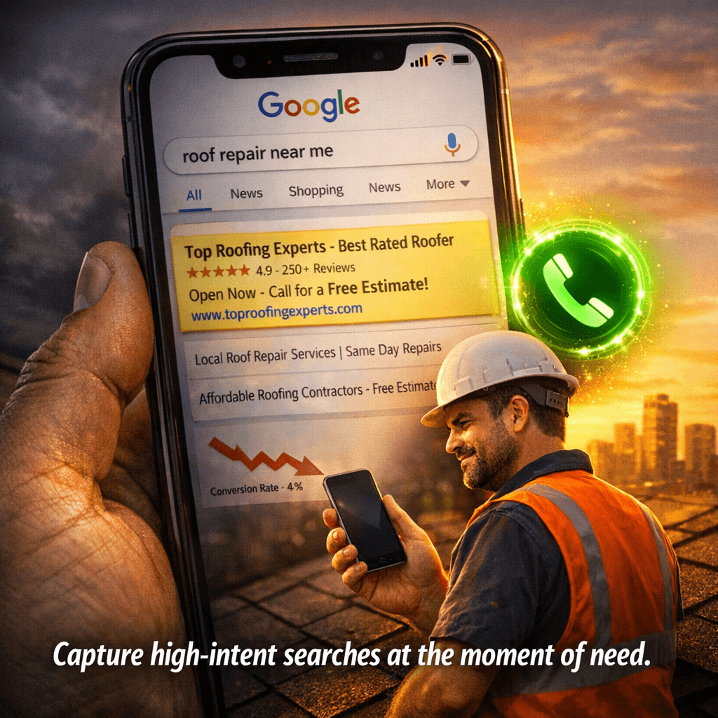 Capture high intent searches at the moment of need 1