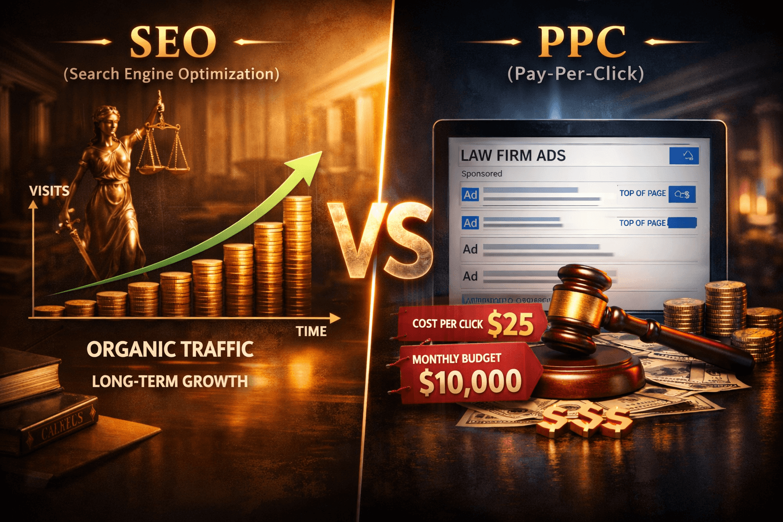 Law Firm SEO vs PPC