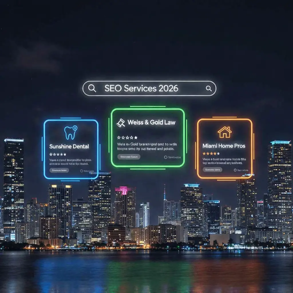 Local SEO results for law, dental, home services in 2026.