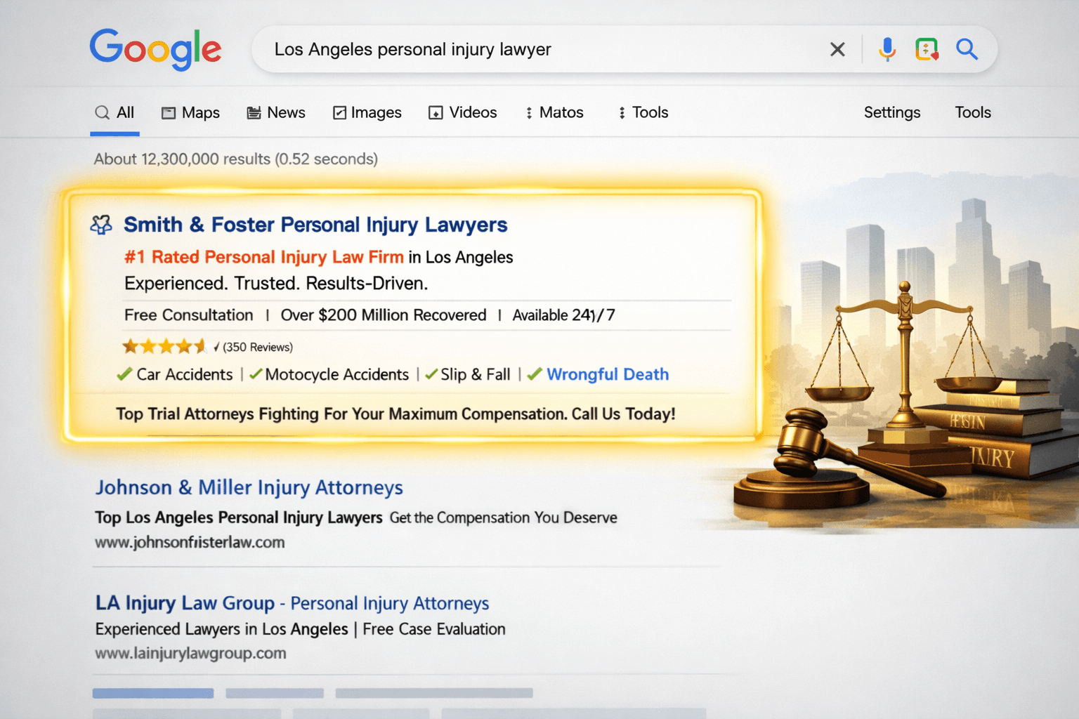 organic search results